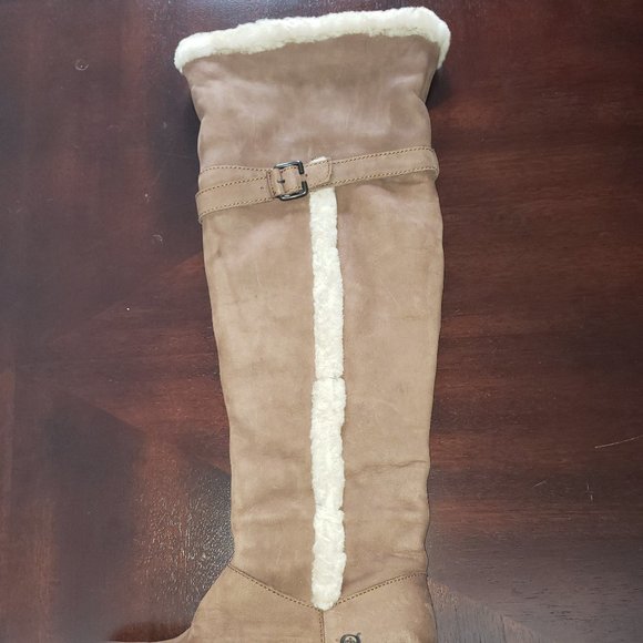 BORN Burnished Calf Knee-high Boots - Picture 15 of 16